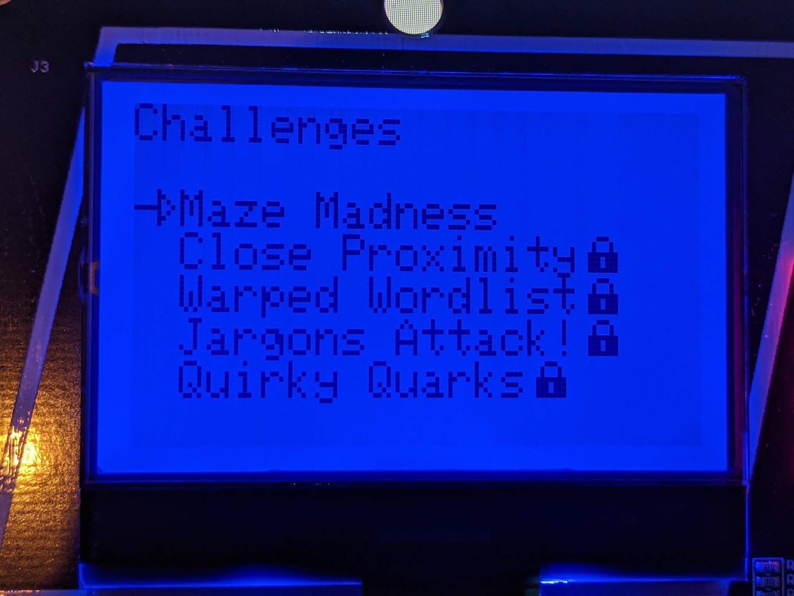 Challenge List